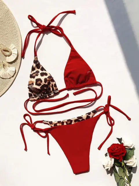Ellolace Leopard  Bikini